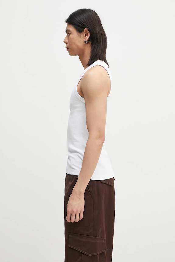 Daily Paper t-shirt Dias Rib Tank Top 2512031 biały SS25