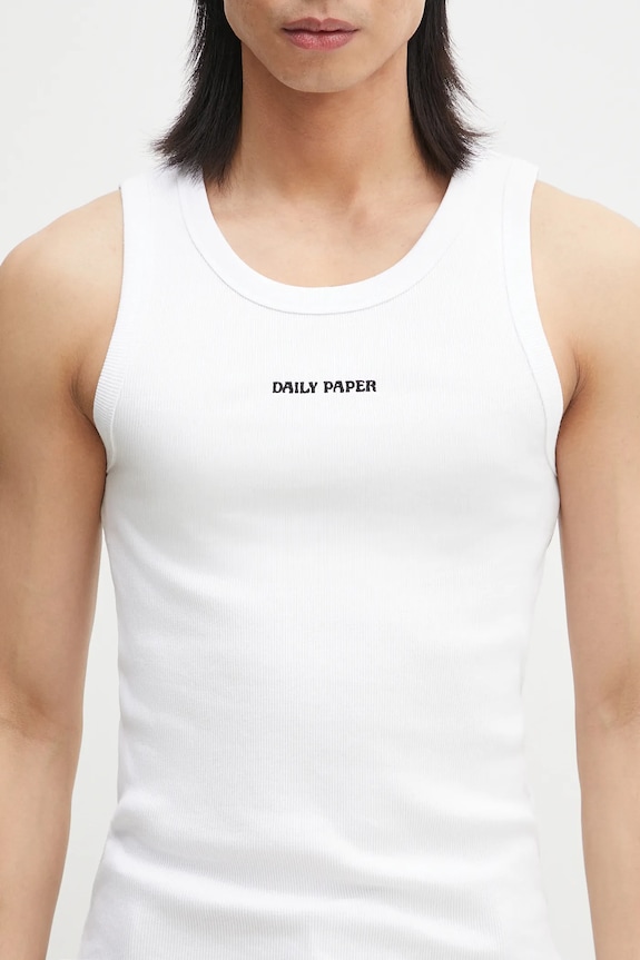 Daily Paper t-shirt Dias Rib Tank Top white 2512031