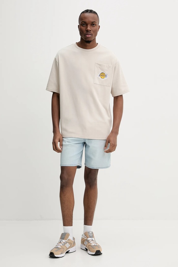 Μπλουζάκι New Era 60596444 μπεζ SS25