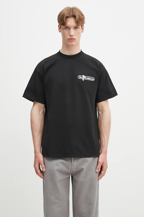 Odzież No Problemo t-shirt bawełniany No Limits SS Tee NP6000603 czarny