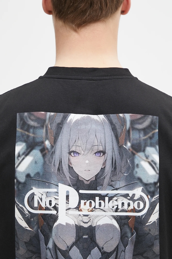Bavlněné tričko No Problemo No Limits SS Tee černá NP6000603