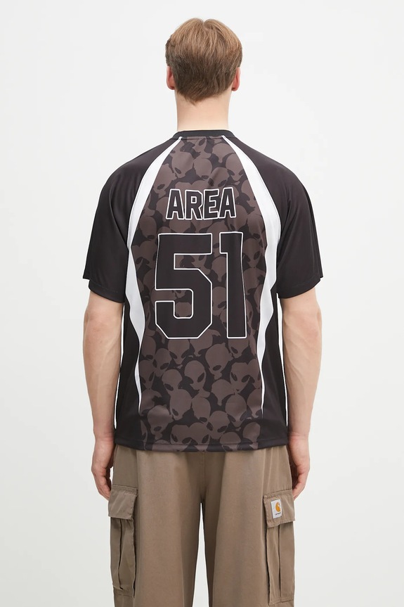 Ρούχα Μπλουζάκι No Problemo Area 51 Football Shirt NP4020103 μαύρο
