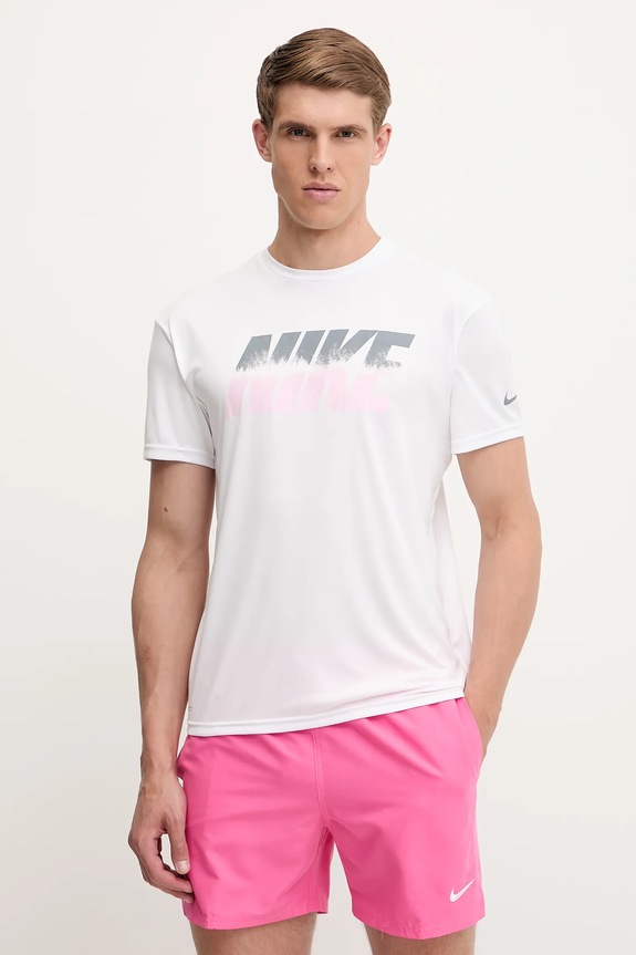 Majica za kupanje Nike vodeni sportovi bijela NESSF473