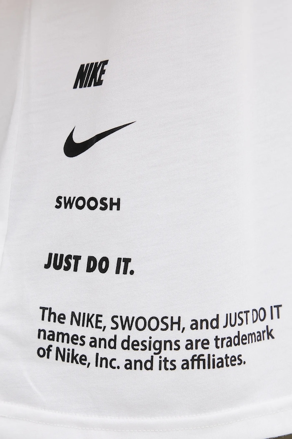 Tréningové tričko Nike biela NESSF523