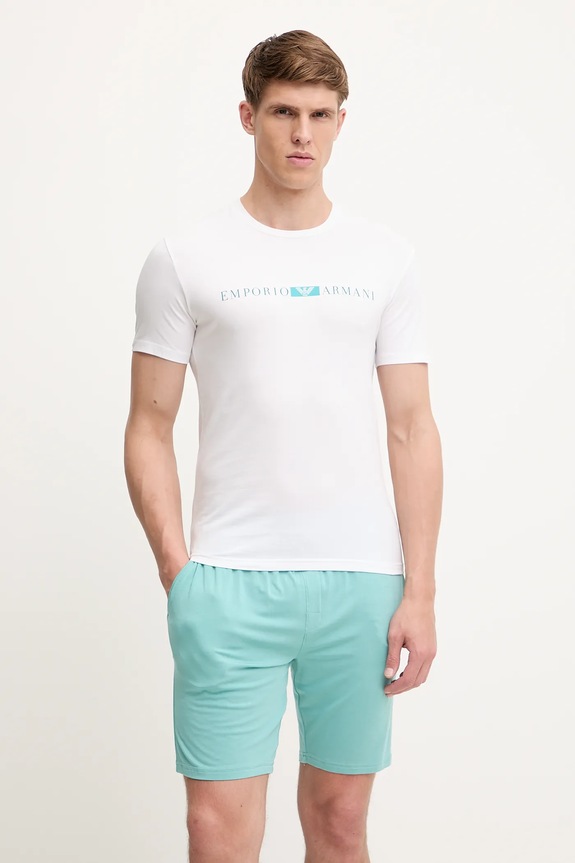 Tričko Emporio Armani Underwear EM000379.AF10774 bílá SS25