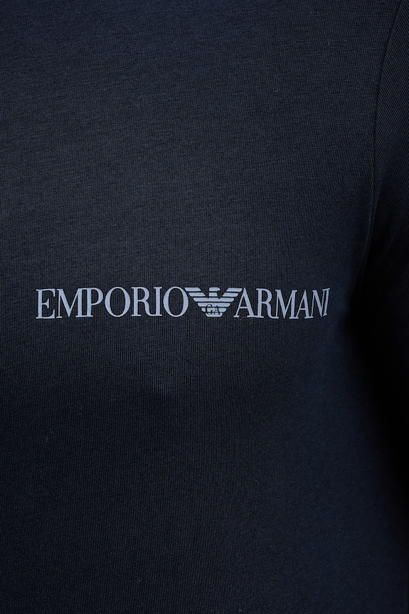 Μπλουζάκι lounge Emporio Armani Underwear 2-pack σκούρο μπλε EM000391.AF10779
