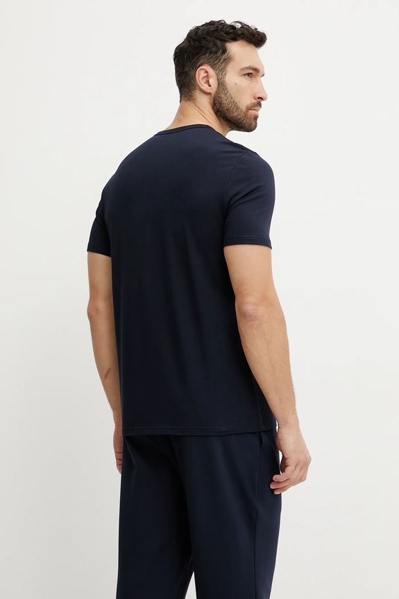 Odjeća Homewear majica kratkih rukava Emporio Armani Underwear 2-pack EM000391.AF10779 mornarsko plava