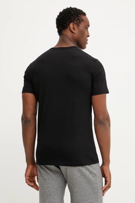 Homewear majica kratkih rukava Emporio Armani Underwear 2-pack EM000391.AF10779 crna AW25