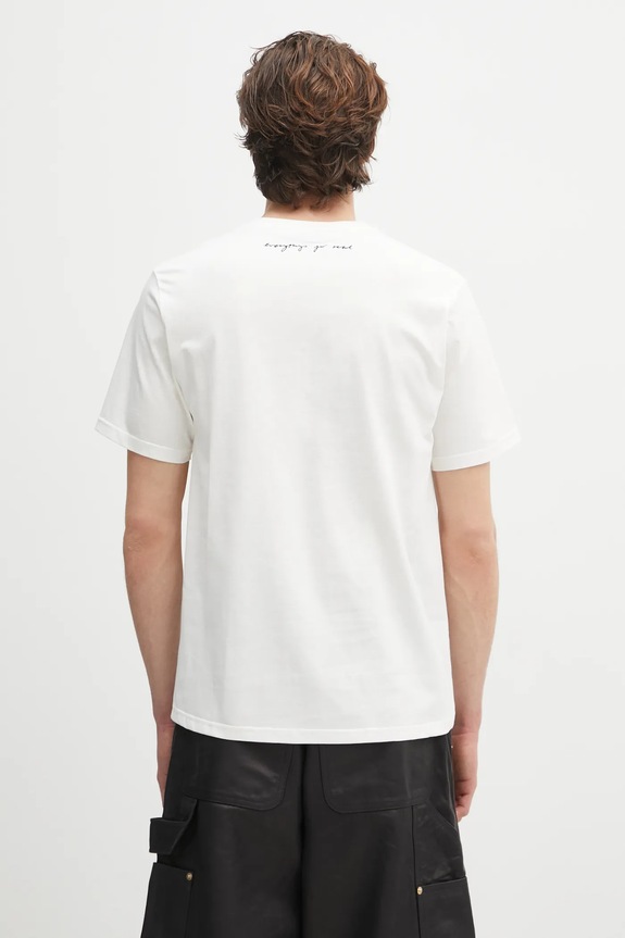 Odzież Wales Bonner t-shirt bawełniany Original US25JE23.JE01.000 biały