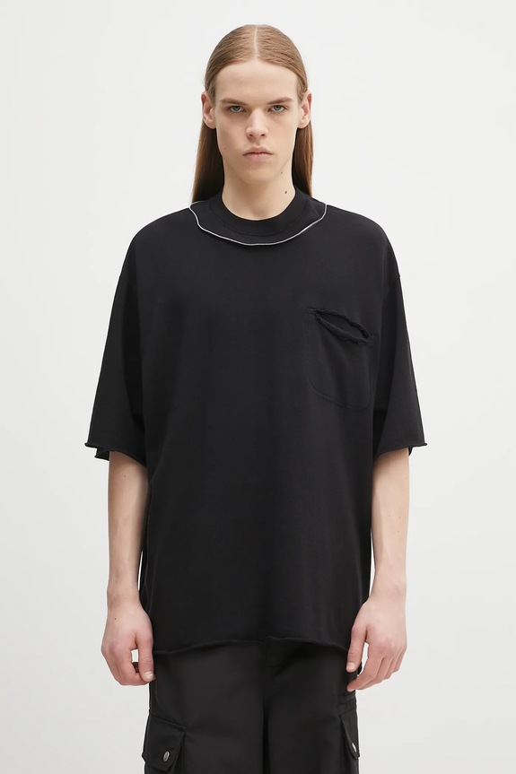 Бавовняна футболка T-Shirt Undercover надрук чорний UC1E4814