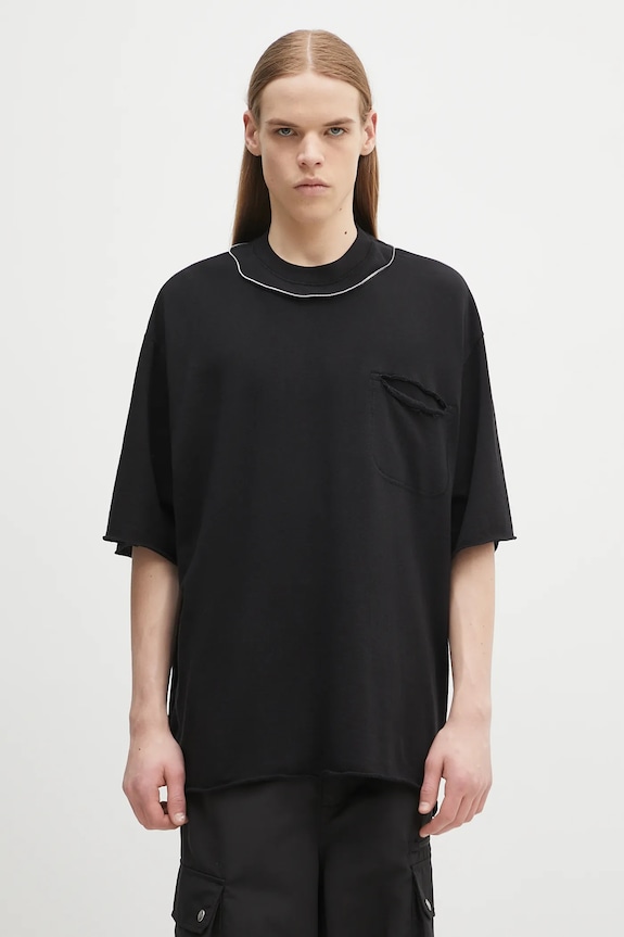 Бавовняна футболка T-Shirt Undercover надрук чорний UC1E4814