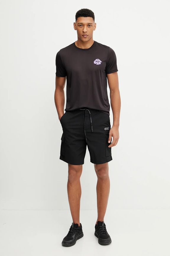 Picture t-shirt sportowy Travis MTS1257 czarny SS25