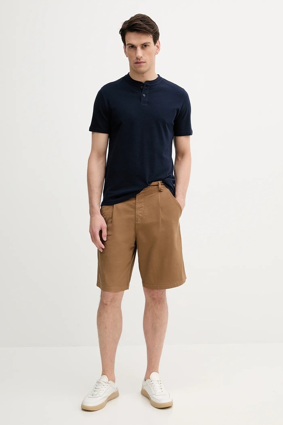 Bavlnené tričko United Colors of Benetton 3RL3U10AS tmavomodrá SS25