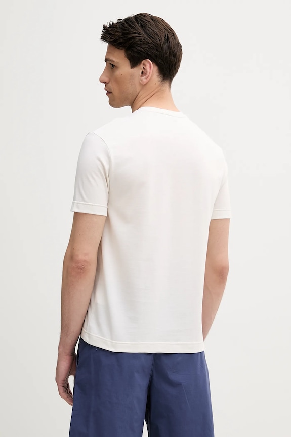 Oblečenie Bavlnené tričko United Colors of Benetton 3M4WU1088 béžová