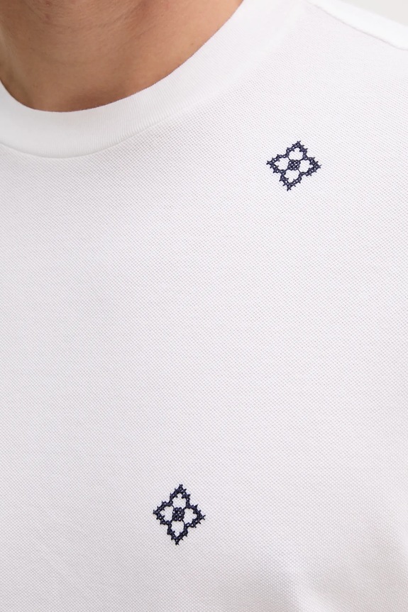 United Colors of Benetton t-shirt in cotone 325RU10AL bianco