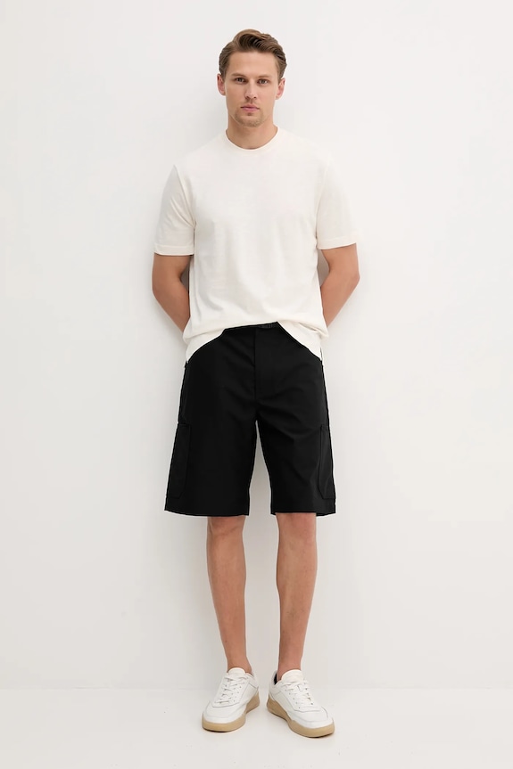 Βαμβακερό μπλουζάκι United Colors of Benetton 36JGU105U μπεζ SS25