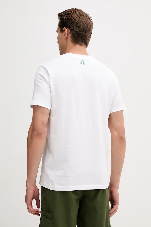 Abbigliamento United Colors of Benetton t-shirt in cotone 3BL0U10AG bianco