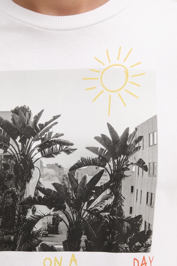 United Colors of Benetton t-shirt in cotone 3BL0U10AG bianco