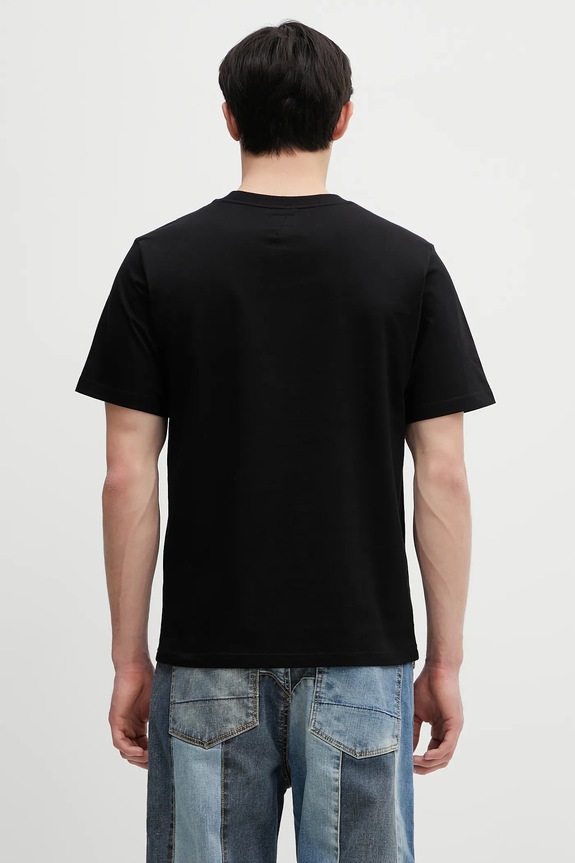 Clothing Evisu cotton t-shirt Logo EMB SS 2ESHTM5TS1137 black