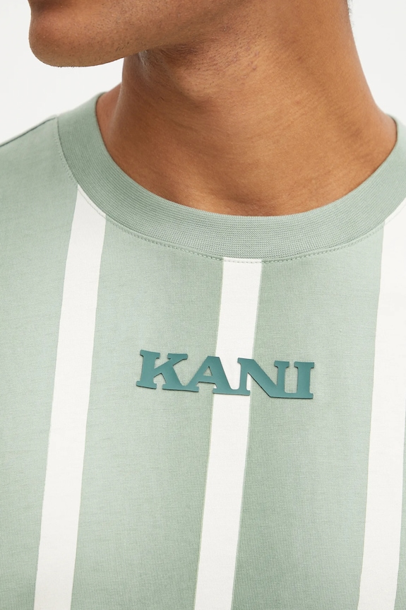 Karl Kani t-shirt bawełniany PD00005338 zielony