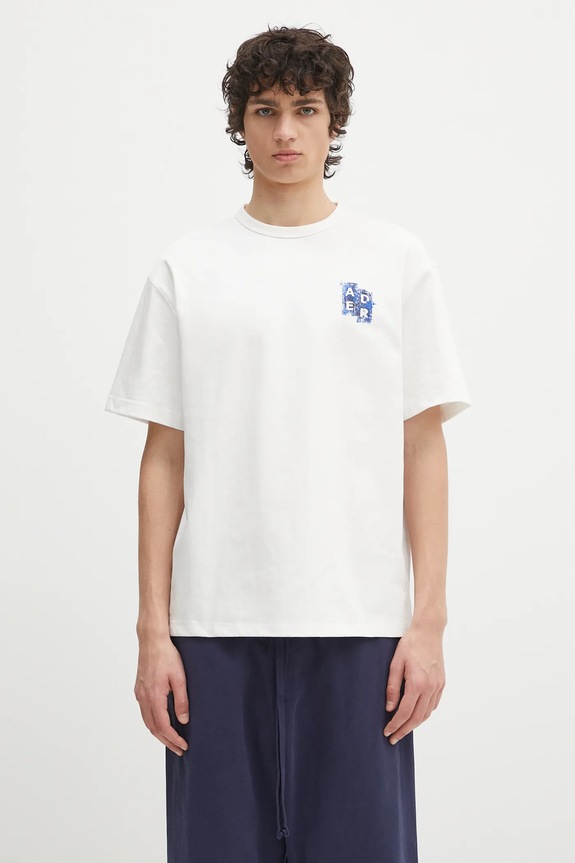 Ader Error t-shirt Apparel-Top rilassato bianco BN42FYTS0104OW