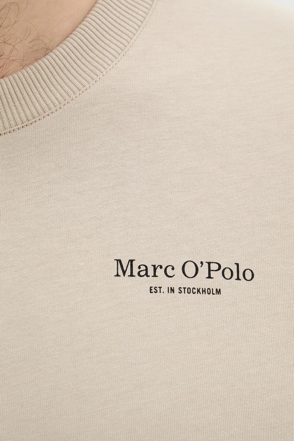 Βαμβακερό μπλουζάκι Marc O'Polo πράσινο 524206451260