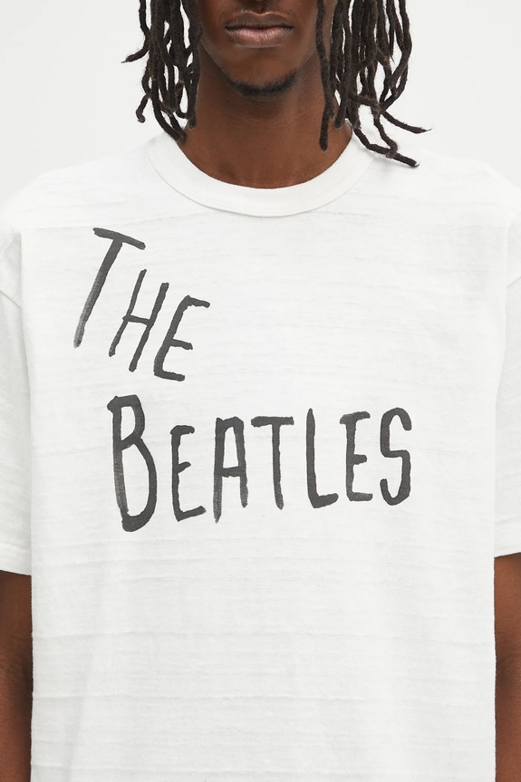 Human Made cotton t-shirt Beatles T-Shirt white HM29TE021