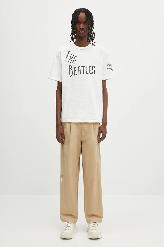 Human Made cotton t-shirt Beatles T-Shirt HM29TE021 white