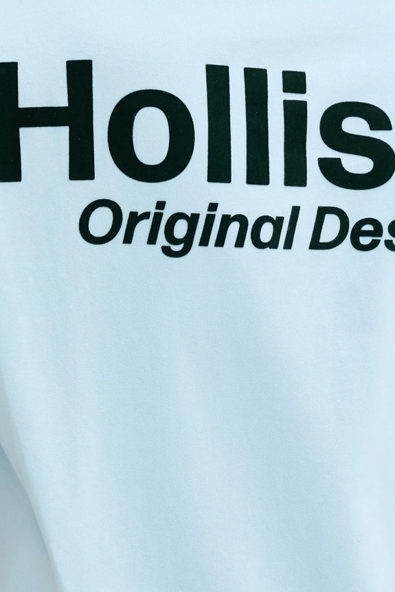 Βαμβακερό μπλουζάκι Hollister Co. KI323.5007.210 μπλε