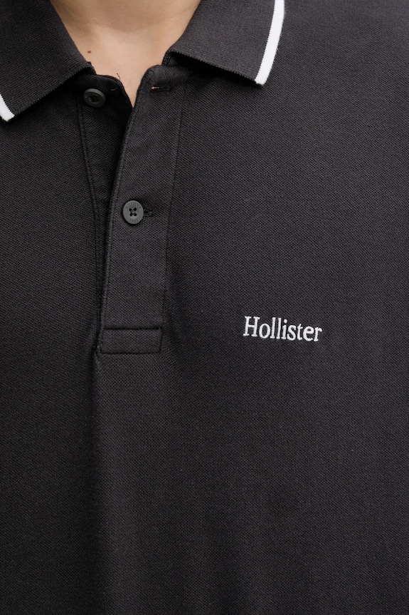 Polo tričko Hollister Co. KI324.5199.900 sivá