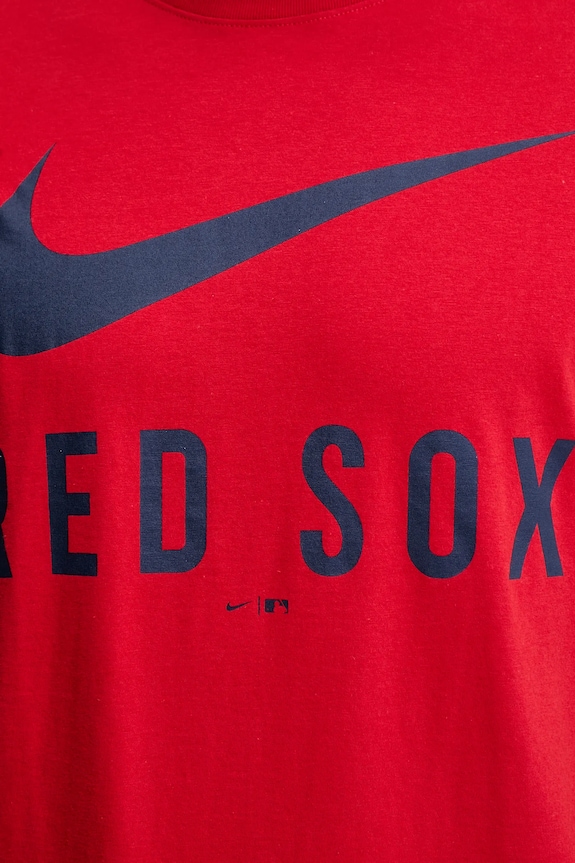 Βαμβακερό μπλουζάκι Nike Boston Red Sox N199.62Q.BQ.PA7 κόκκινο