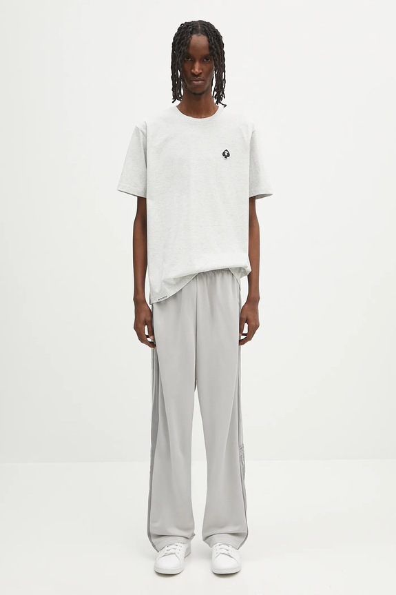 AAPE cotton t-shirt Spades Now AAPTEM1599XAO gray