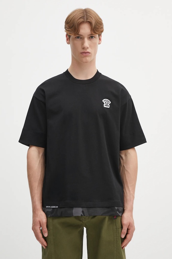 AAPE cotton t-shirt Fancy Main relaxed black AAPTEM1652XXO