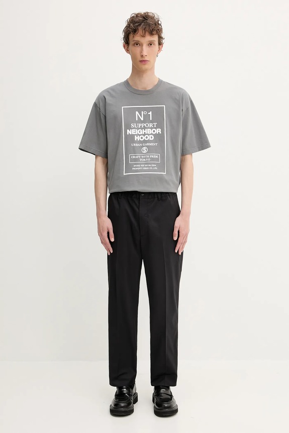NEIGHBORHOOD t-shirt in cotone Nh . Tee Ss-15 251PCNH.ST15 grigio