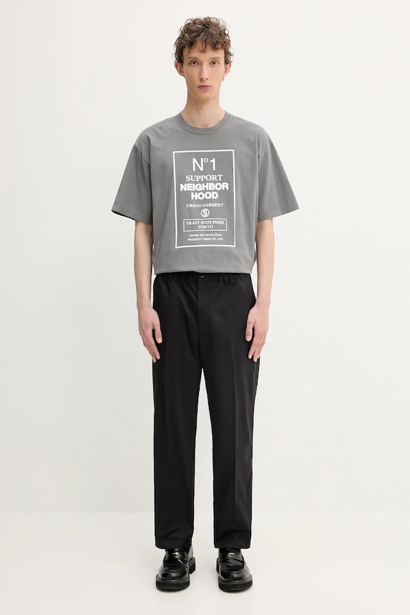 NEIGHBORHOOD t-shirt in cotone Nh . Tee Ss-15 251PCNH.ST15 grigio