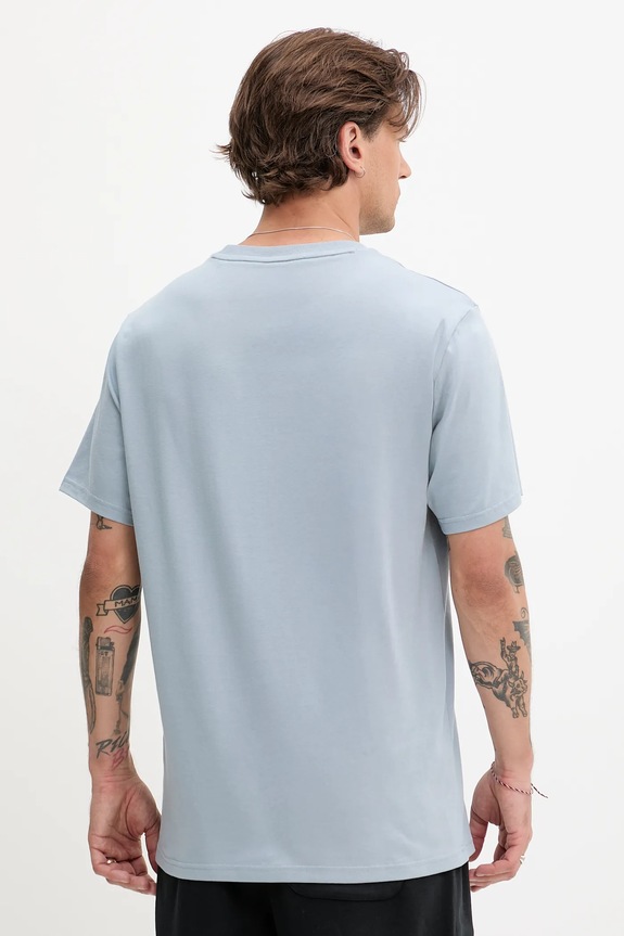 Oblačila Bombažna kratka majica Converse 10027722.A03 modra