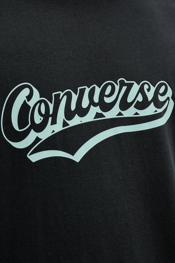 Bavlnené tričko Converse 10027994.A04 čierna