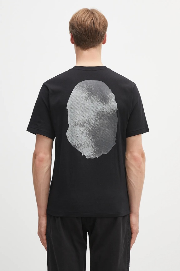 Clothing A Bathing Ape cotton t-shirt High Tone Bleach Big Ape Head 1L30110045 black