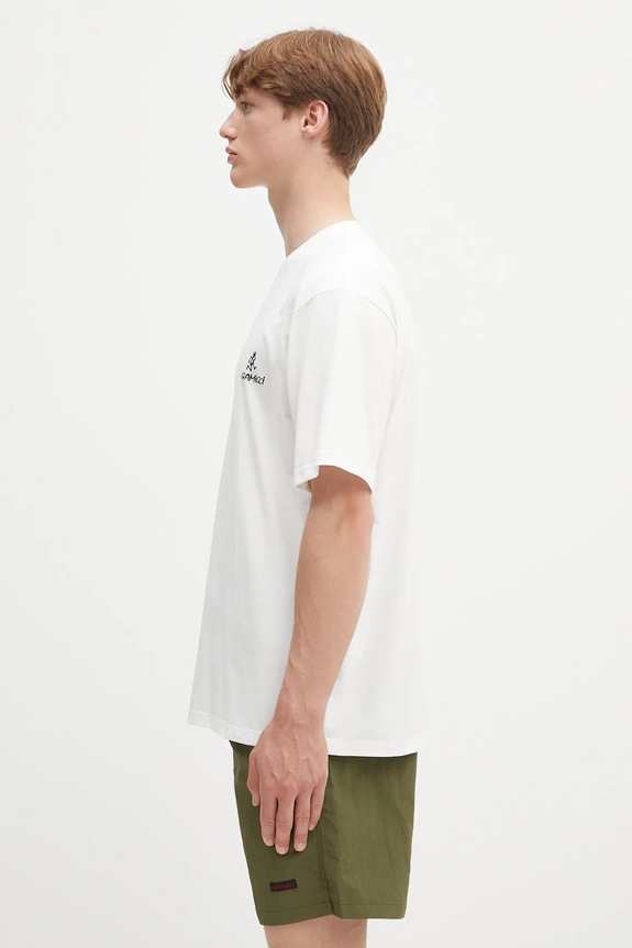 Gramicci One Point Logo Tee t-shirt with cotton Men's G4SU.T096 beige AW25