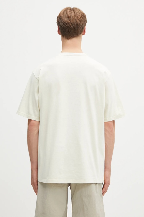 Odzież Gramicci t-shirt bawełniany One Point Tee Pigment Dyed G304.OGJ.PG beżowy