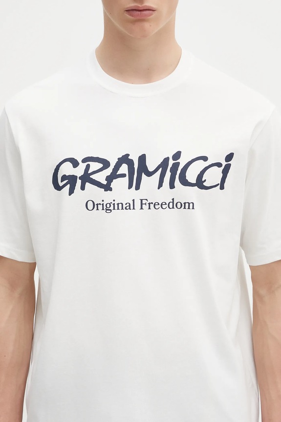 Majica kratkih rukava Gramicci Original Freedom Logo Tee bijela G5SU.T175