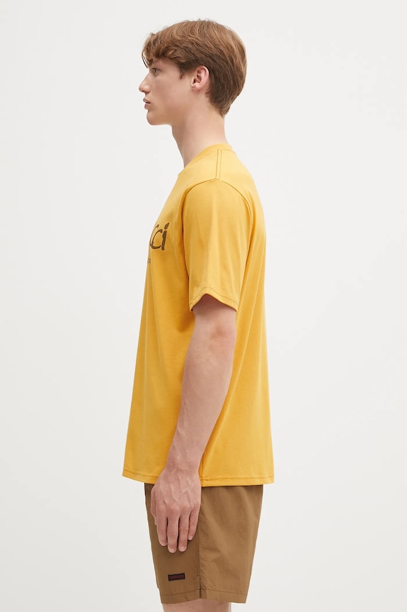 Tričko Gramicci Original Freedom Logo Tee G5SU.T175 žlutá SS25