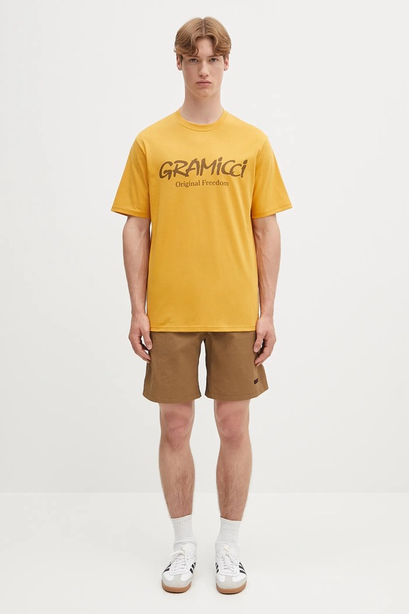 Gramicci tricou Original Freedom Logo Tee G5SU.T175 galben
