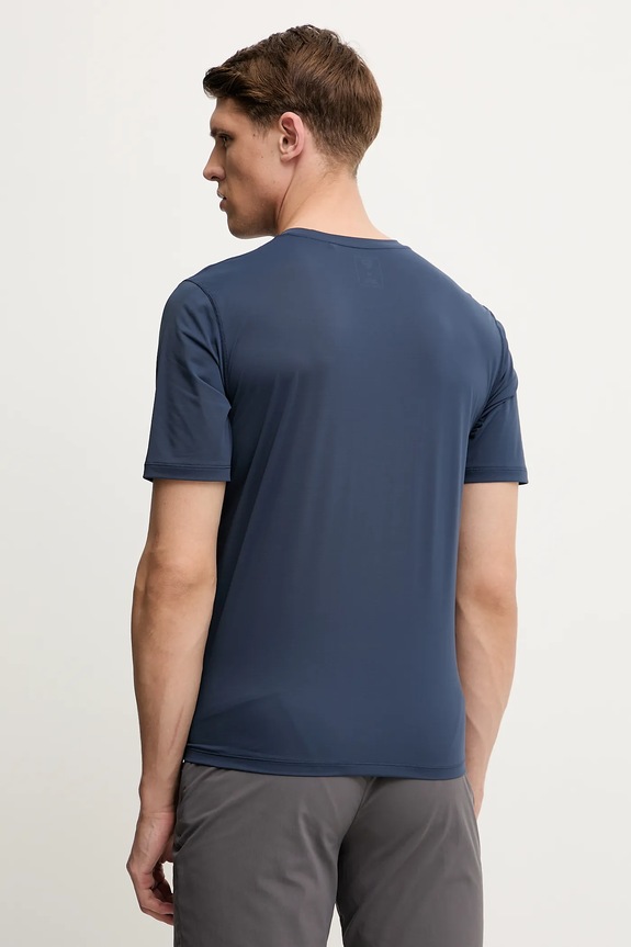 Odzież Rossignol t-shirt sportowy SIDELHORN RLNMY08 granatowy