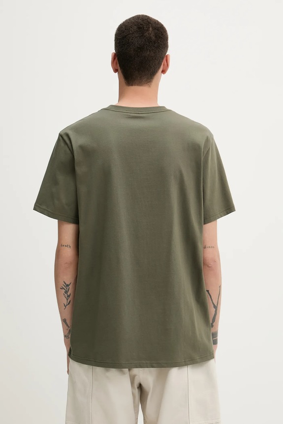 Îmbrăcăminte Fjallraven tricou din bumbac Fjällräven Heavy Classic T-shirt F12600232 verde