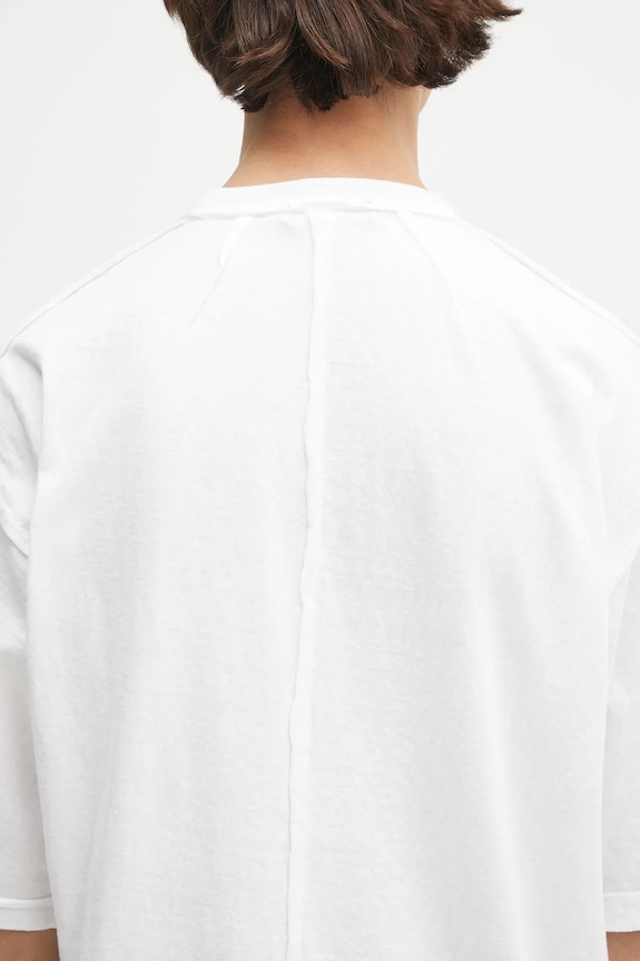 Βαμβακερό μπλουζάκι Undercover C/S UC1E4817 λευκό