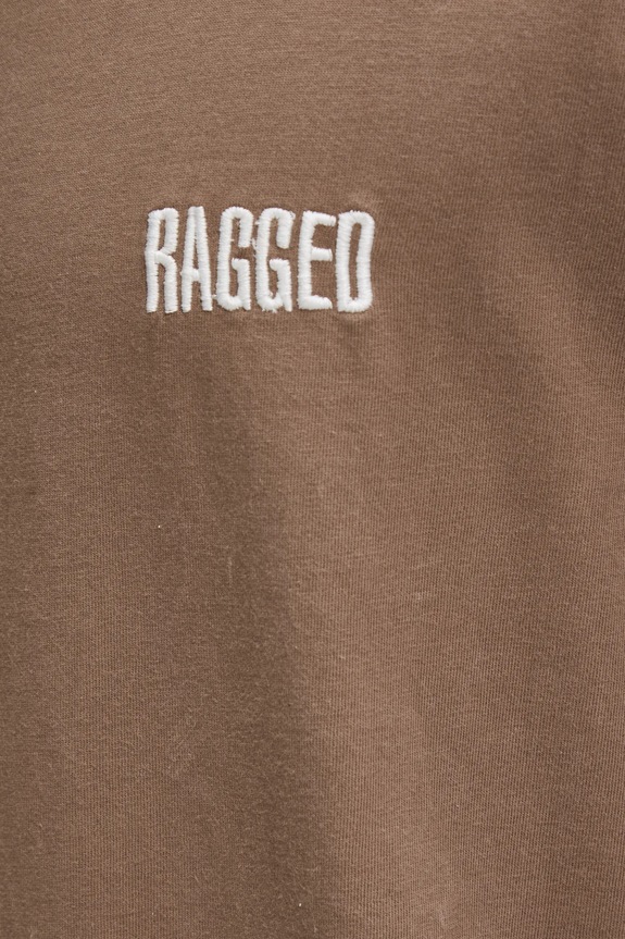Bavlněné tričko The Ragged Priest RPSS252053JS hnědá