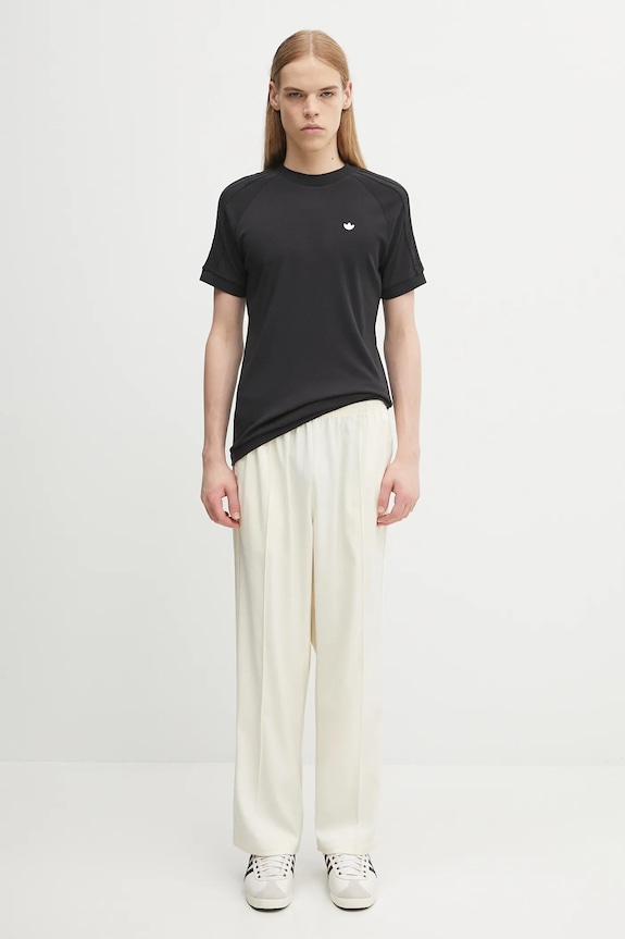 adidas Originals tricou de lână Cali Tee JY3944 negru