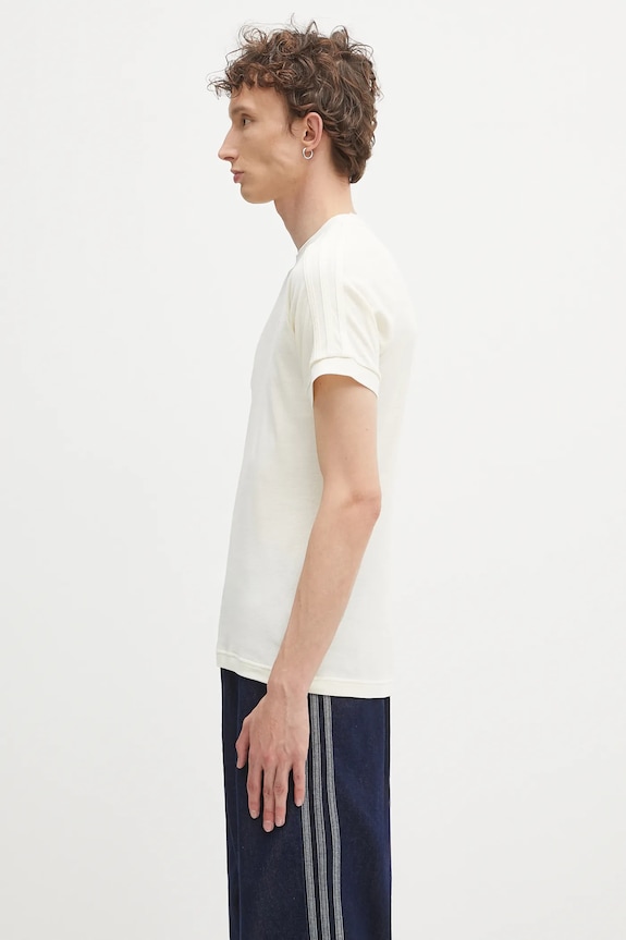 adidas Originals wool blend t-shirt Cali Tee JY3945 white AW25