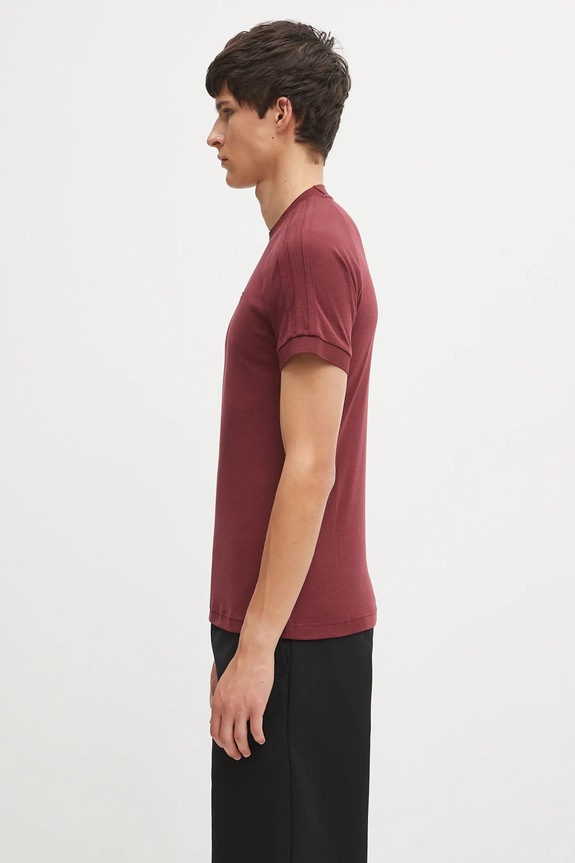 adidas Originals wool t-shirt Cali Tee JY3946 maroon AW25